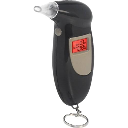 Portable Digital Breath Alcohol Tester Police Breathalyzer Detector Alcotester Car Driver Safe Quick Alcohol Analyzer Backlight