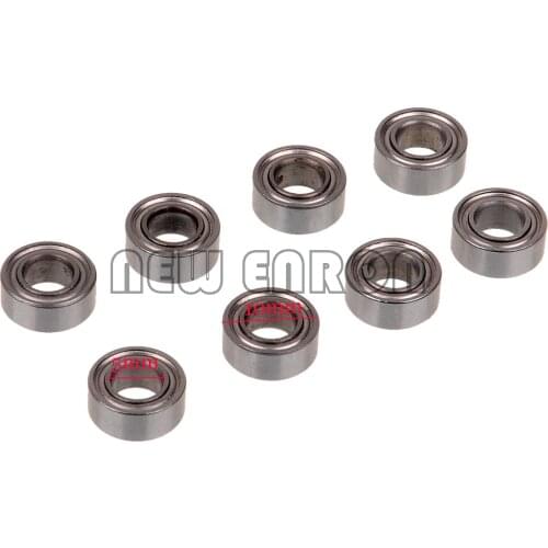 R86047 Metal 8Pc Oil Ball Bearing 10*5*4 for RC Crawler Car Parts 1/10 RGT Rock CruiserT EX86100 Racing Truck Electric Off Road
