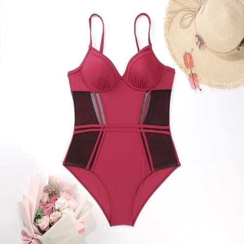 Rinabe Black One Piece Swimwear