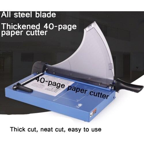 Manual Paper Cutter Powerful Stainless Steel Cutter Can Cut Thin Iron Sheet Plastic Can Cut 40 Pages A4 Paper Cutter