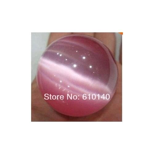SCY 60mm Pink Mexican Opal Sphere, Crystal Ball/+stand