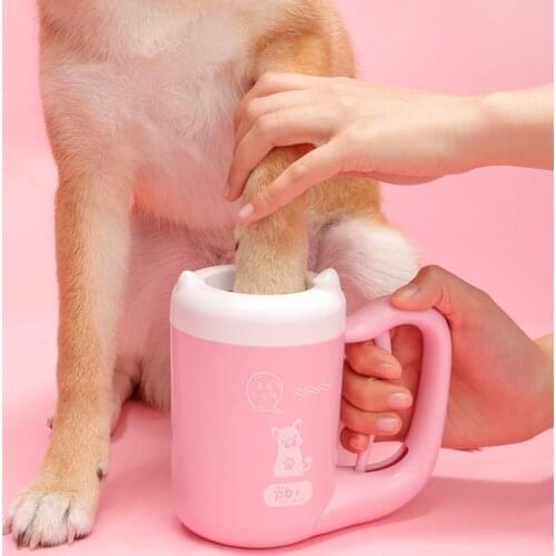 Pet Cat Dog Paw Foot Clean Cup Cleaning Tool Silicone Washing Brush Paw Washer French Bulldog Pug Pet Supplies Dog Accessories