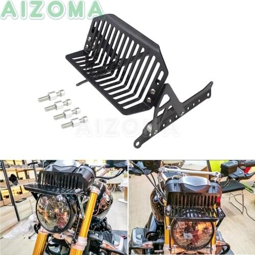 Motorcycle Steel Front Headlight Luggage Rack For BMW R nine T 2014-19 R ninet R9T Upper Headlamp Bracket Mount Holder Backrest