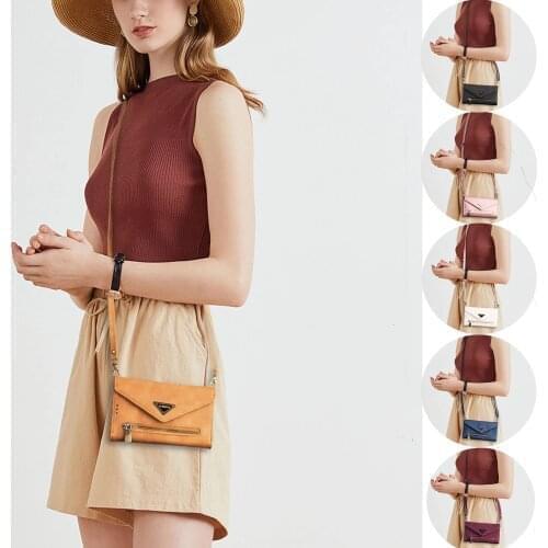Messenger Bag Handbag Shoulder Cross Body Bag Phone Flip Case For Huawei P40 P30 P20 Mate 10 20 30 Pro Lite Y6 Y7 2019 Cover