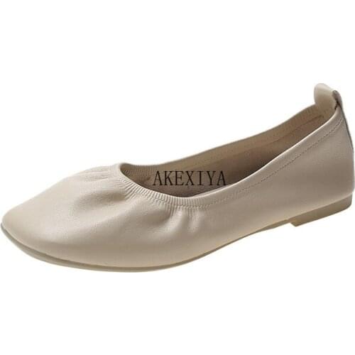 Flat Shallow Mouth Summer Single Shoes Women Summer 2021 New Lady Style Casual Soft Sole Comfortable Shoes Women