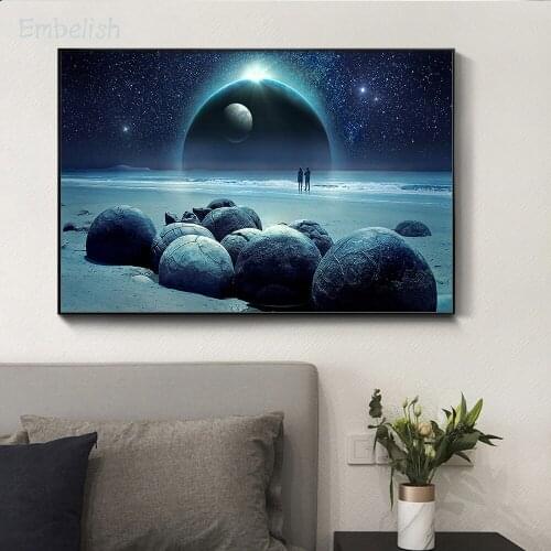 Embelish 1 Pieces Modern Home Decor Wall Pictures For Living Room Abstract Landscape HD Canvas Paintings Bedroom Posters Artwork