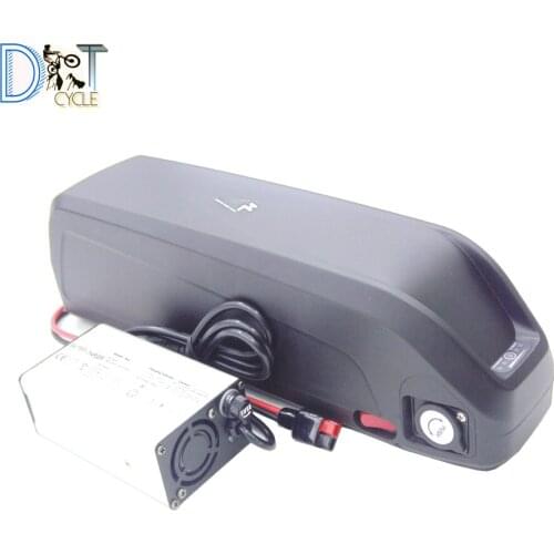 High power 500W 750W 1000W 48V 17.5Ah 52V 17.5Ah 36V 20Ah Hailong jumbo shark down tube Lithium ion battery pack with charger