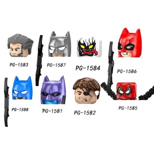 In Stock Superheroes Action Figures Wolverines Serums Spidermans Mini Bricks Diy Assembled Model Building Blocks Gifts for Kids