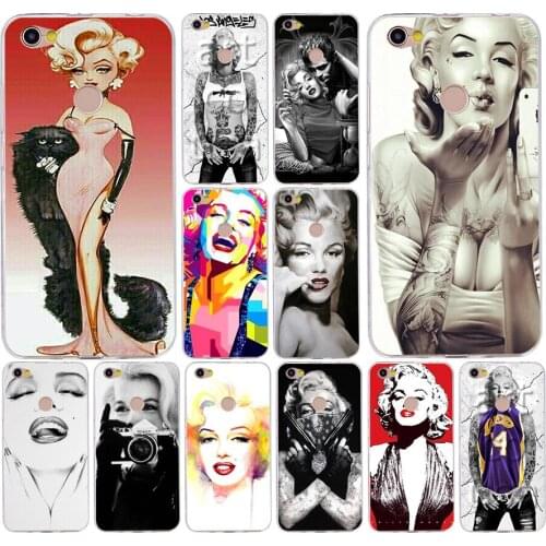 114H marilyn monroe Silicone Soft Tpu Cover phone Case for xiaomi redmi 4a 6a 4x note 5a pro mi a1