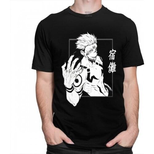 20 Style Kawaii Cool Anime Jujutsu Kaisen cosplay Ryomen Sukuna T Shirt Men Short Sleeve Harajuku Tops clothes uniforms Cartoons