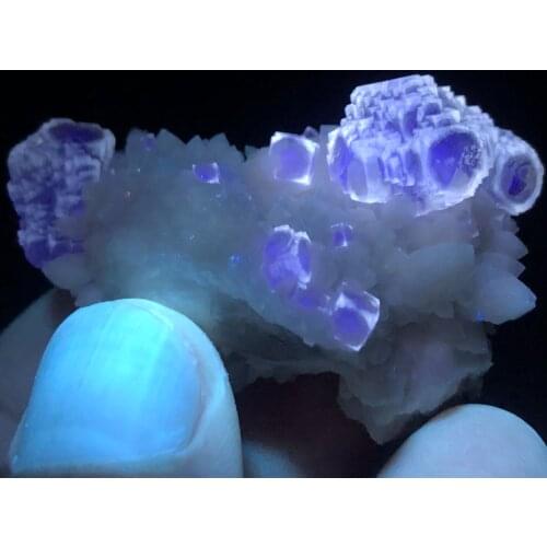 36.7gNatural green fluorite and crystal symbiotic mineral specimen healing energy home decoration QUARTZ GEM