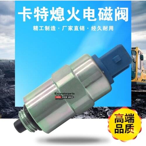 Flameout solenoid valve / oil shutoff valve / Perkins engine for Excavator accessories E312D2/320D2
