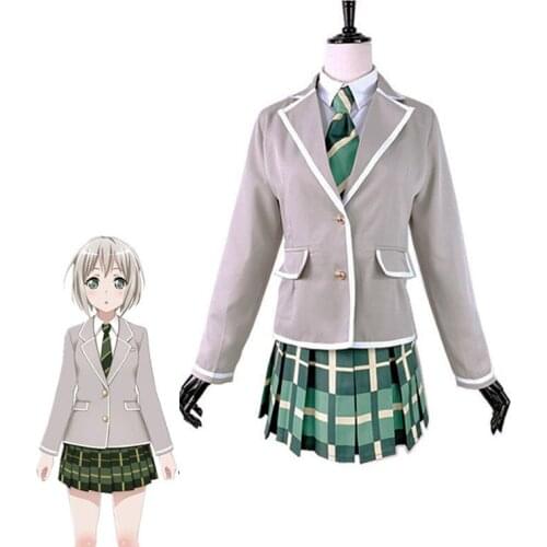 Anime BanG Dream! Afterglow Aoba Moca Cosplay Costume Women Sclool Uniform Halloween Carnival Uniforms Custom Made