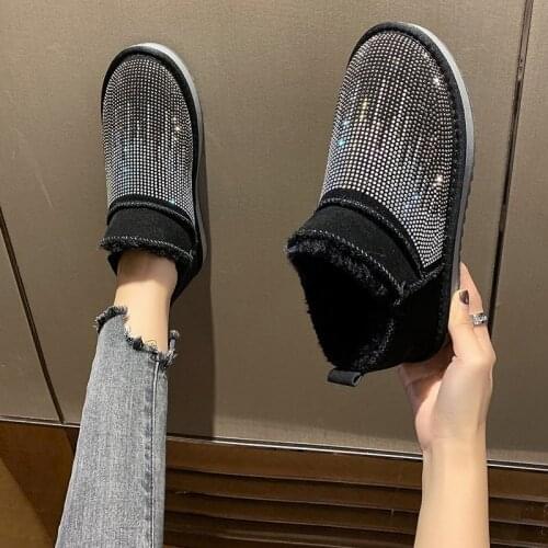 Martin boots autumn and winter short boots snow boots short boots womens tide plus cashmere womens boots X654