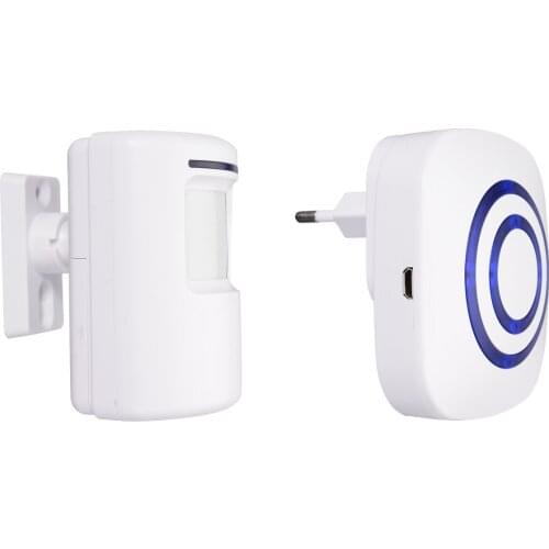 Store Shop Motion Sensor Wireless PIR Sensor Infrared Alarm Entry Visitor Security Induction Hardware Doorbell