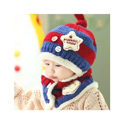 Baby Hat Autumn and Winter Models 6-12 Months Baby Hat Childrens Hat Childrens Wool Earmuffs Hat Boys and Girls Winter