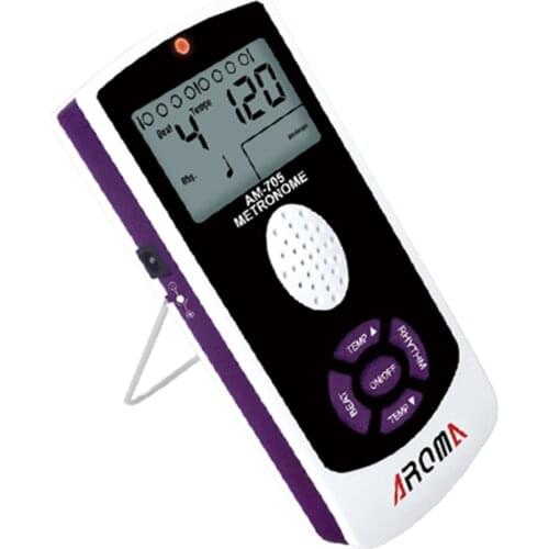 Aroma AM-705 Electronic Metronome 40-208bpm with Volume Control Portable Universal Instrument Metronome
