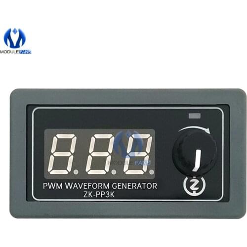 PP3K PWM Pulse Generator Lighting LED Motor Speed Control Dimming Controller Slow Start Slow Stop LCD Digital Display