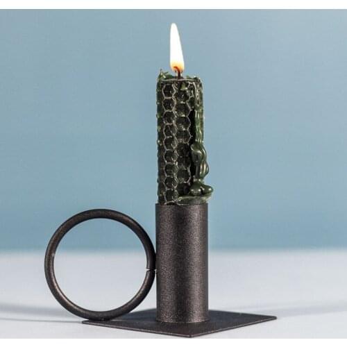 JRLHXJ Decorative Metal Candlesticks
