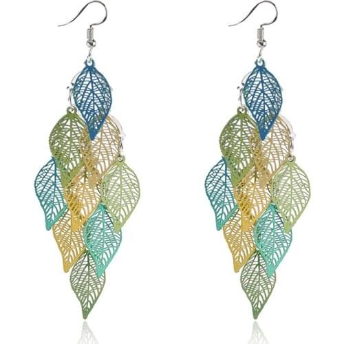 Korean Long Tassels Drop Earrings For Women Girls Luxury Hanging Dangle Earrings Christmas Jewelry Accessories Gifts