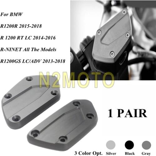 Motorcycle Front Brake Clutch Fluid Reservoir Cover Caps For BMW R1200GS LC / ADV 13-18 R1200R 15-18 R 1200 RT LC 14-16 R-NINET