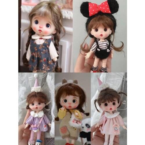 OB11 Clay doll Handmade customization dolls selling with clothes and wig