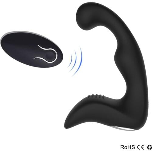 Remote Control Prostate Massager USB Charging Anal Butt Plugs Strapon Vibrator Silicone Adult Sex Machine Toys For Men Women XXX