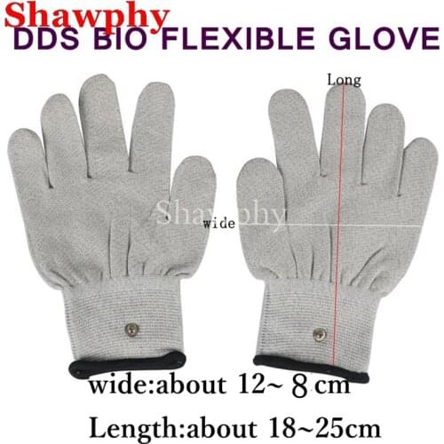 Massage Electrode Bio DDS Gloves XXL Conductive Electrode Massage Therapy Gloves Therapy Hand Massager Electrotherapy Lead Wires