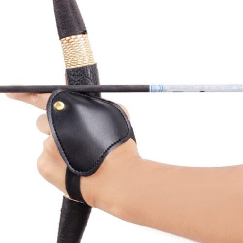 Mini Left Hand Guard Finger Guard Safety Hunting Archery Compound Recurve Bow Arrow Protective Guard