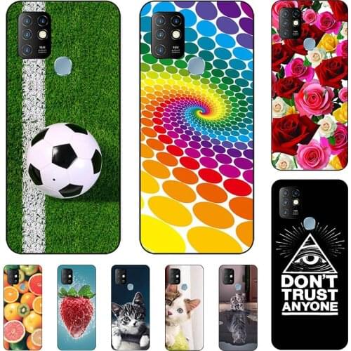 Soft Edge Hard Matte Cover For Tecno Pova LD7 Case Cute Lovely Cartoon Pattern Phone Coque Capa Shell Bag Funda