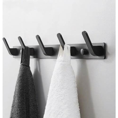 Wall Coat Hooks Row Hooks Keys Bags Holder Sundries Hanger Clothes Hat Towel Jacket Towel Hook Bag Hat Hook