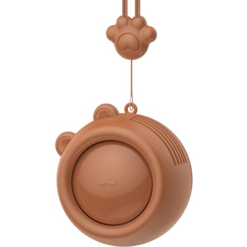 Hand Free Portable Personal Fan-rechargeable Mini USB Neck Fan,3 Level Air Flow Small Wearable Air Conditioner Neck Fan