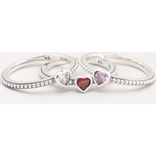 S925 One Love Synthetic With Crystal Ring For Women Wedding Party fit Lady Fine Jewelry