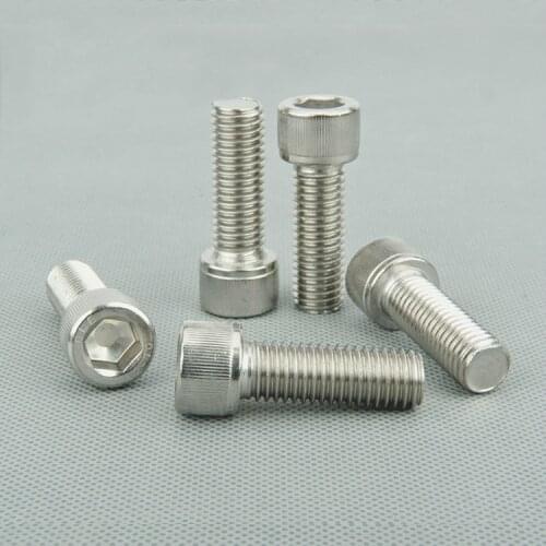 Series 300 + 1 PCS high quality Stainless steel hex socket screwsM3 (3mm) cylinder head bolt, cup head screws hexagon nut