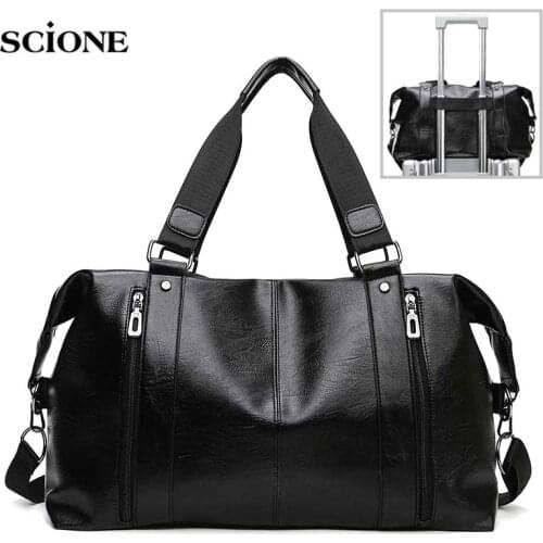 PU Leather Gym Bag Sports Bags Handbags For Fitness Men Women Training Shoulder Shoes Traveling Sac De Sport Gymtas Bag XA671+WA