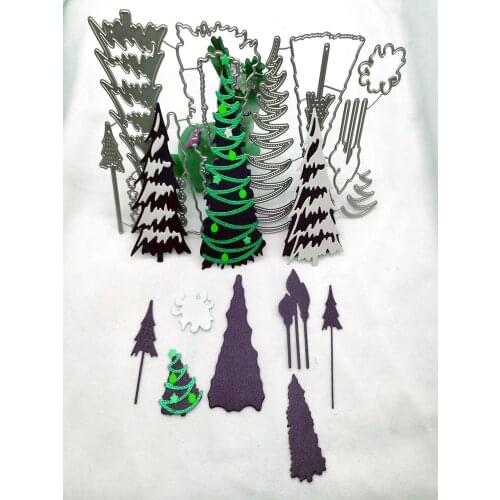 Christmas tree Metal Cutting Dies for DIY Scrapbooking Album Paper Cards Decorative Crafts Embossing Die Cuts