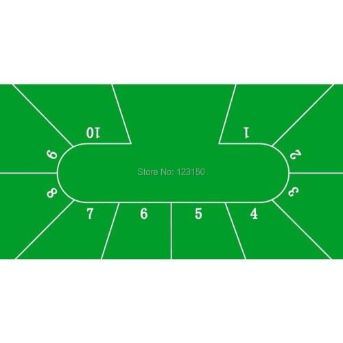 WP-032 Layout, Water Resistant 240*120cm, Casino Layout Game Cloth 1PC