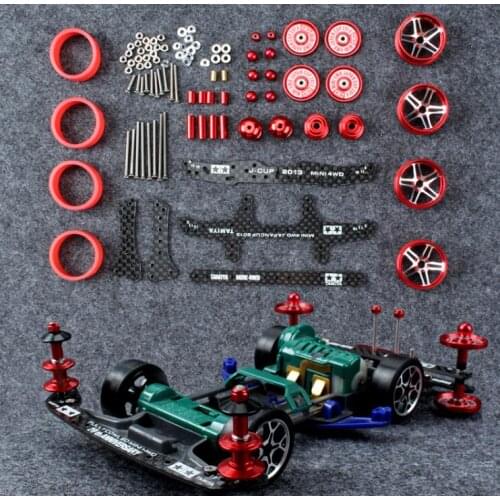 1 Set MA/AR/S1/S2/FM/TZX/SX/SXX/VS/MS Chassis Upgrade Spare Parts Set For 1/32 Scale Mini 4WD Car Model