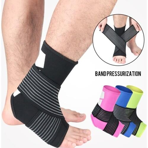 1Pair Ankle Support+Elastoplast Greater Binding Force Sports Protective Sleeve Used for Mountaineering Running Tourism