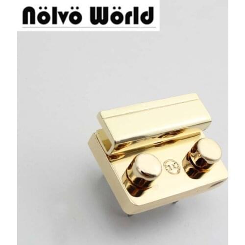 10pcs 45*35mm trendy lock DIY standard locks thumb lock handmadebags metal new fashion push locks