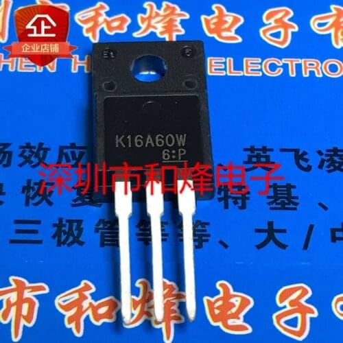 6pcs/lot K16A60W TK16A60W TO-220F 600V 15.8A In Stock