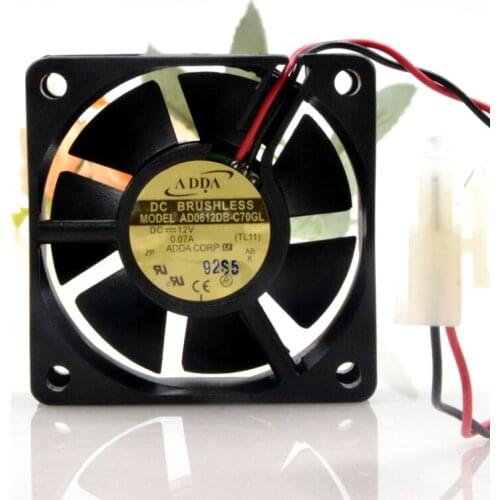 AD0612DB-C70GL New For Adda 6020 12V 0.07a 6cm Computer Power Case Fan