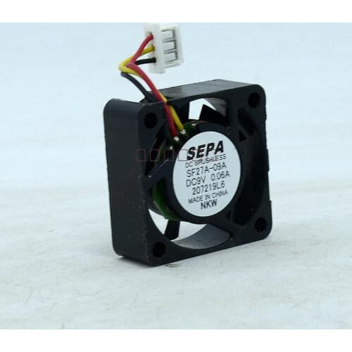 For sepa sf27a-09a 9v 0.06a 3010 silent 3 line cooling fan