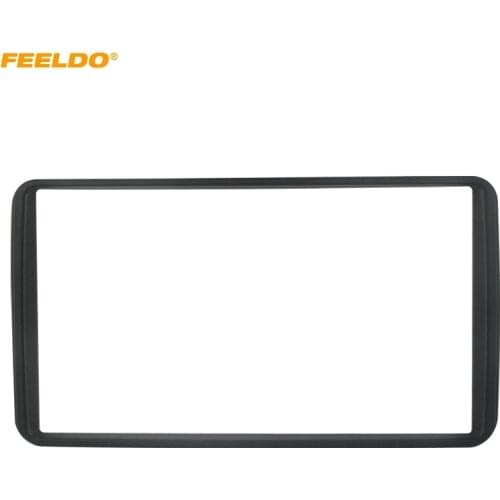 FEELDO 1Pc Double Din Fascia For SUZUK JIMNY Radio DVD Stereo Panel Dash Mounting Installation Trim Kit Frame Bezel #FD5110
