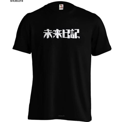 Mirai Nikki Logo Anime Manga Geek T Shirt Tee Yuno Cool Casual pride t shirt men Unisex New Fashion tshirt Loose Size sbz8277