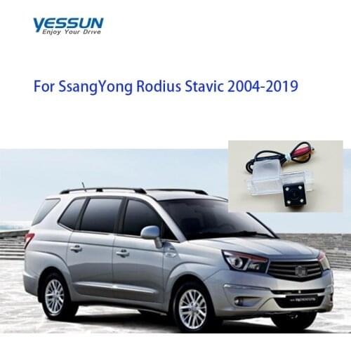 Yessun Rear View Camera For SsangYong Rodius Stavic 2004-2019 CCD night view reverse camera/car camera/license plate camera