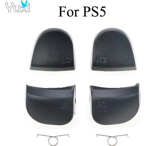 YuXi 1 Set For Playstation 5 L1 R1 L2 R2 Trigger Button With Springs Replacement For Dualsense 5 PS5 DS5 Controller