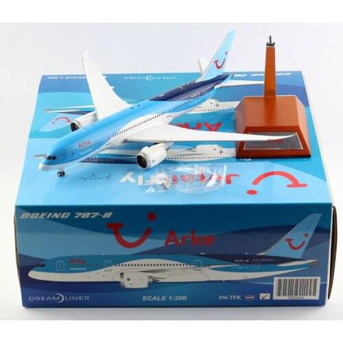 1:200 Alloy Collectible Plane Gift JC Wings 1:200 Arkefly Airlines "Dreamliner" Boeing B787-8 Diecast Aircraft Jet Model PH-TFK