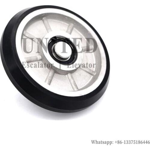 Elevator Guide Roller KM652535G03 OD125mm W28mm Bearing 6003