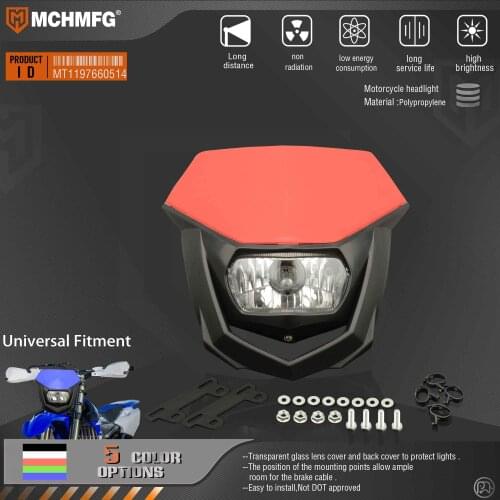Motorcycle Headlight Head lamp universal fitment for Universal